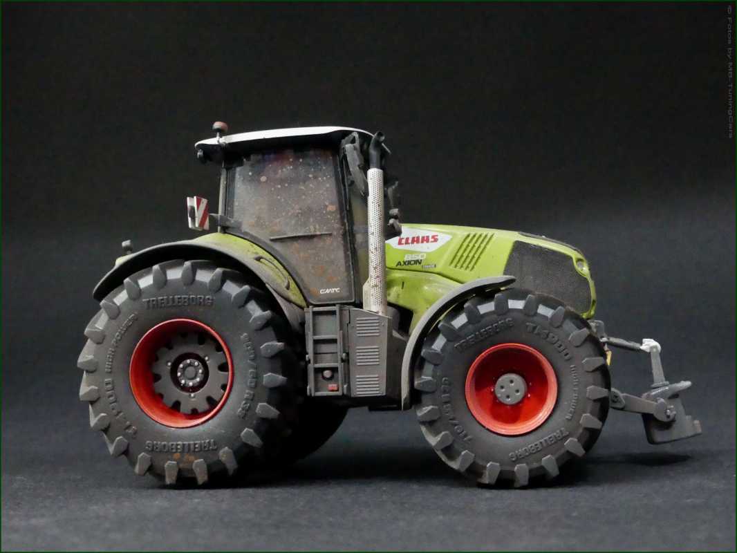 1:32 Traktor Claas Axion 850 by Wiking - Dreck 500 Stk.Edition